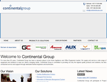 Tablet Screenshot of continental-grp.com